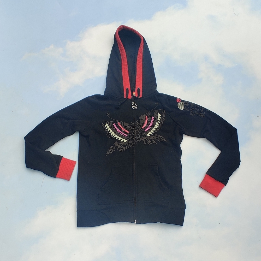 Vintage early 2000s Volcom Hoodie Womens Pink Volcom